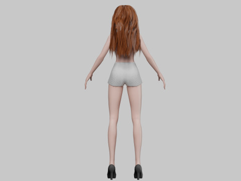 Pretty lovely girl V29264 Modelo 3D