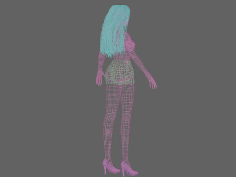 Pretty lovely girl V29264 Modelo 3D