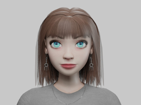 Pretty standard girl V29972 Modelo 3D