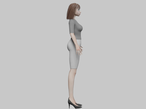 Pretty standard girl V29972 Modelo 3D