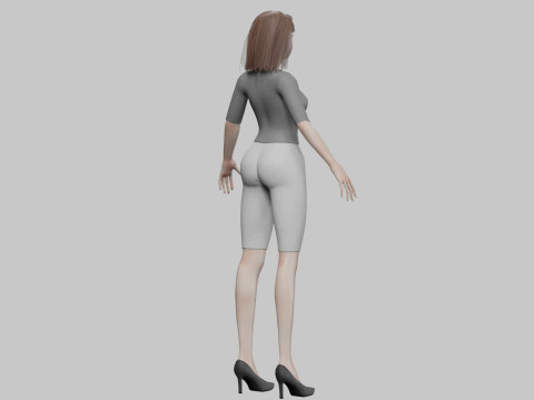 Pretty standard girl V29972 Modelo 3D