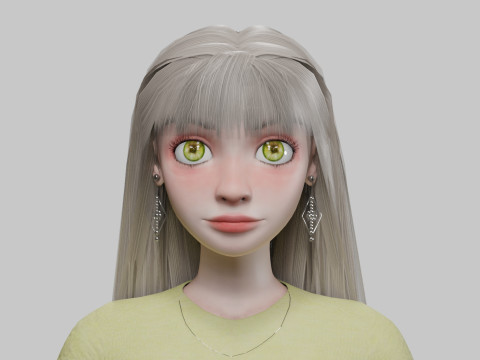 Pretty sweet girl V32683 Modelo 3D