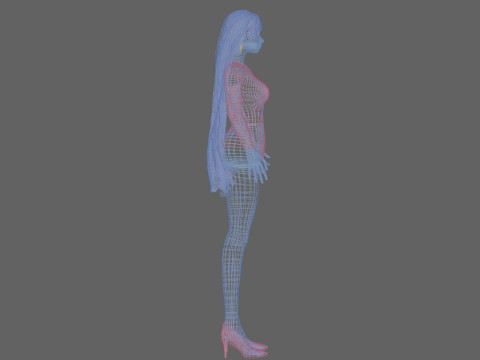 Pretty sweet girl V32683 Modelo 3D