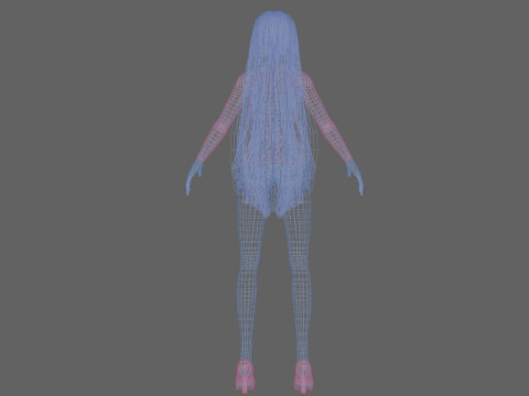 Pretty sweet girl V32683 Modelo 3D