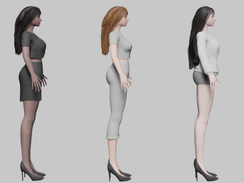 10 Women Collection Modelo 3D