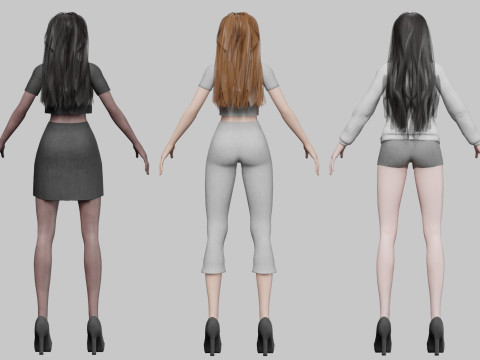 10 Women Collection Modelo 3D
