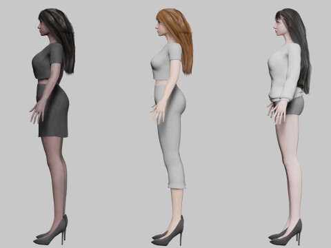 10 Women Collection Modelo 3D