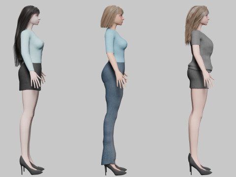 10 Women Collection Modelo 3D