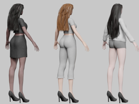 10 Women Collection Modelo 3D