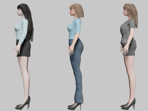 10 Women Collection Modelo 3D