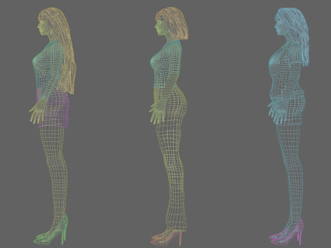 10 Women Collection Modelo 3D