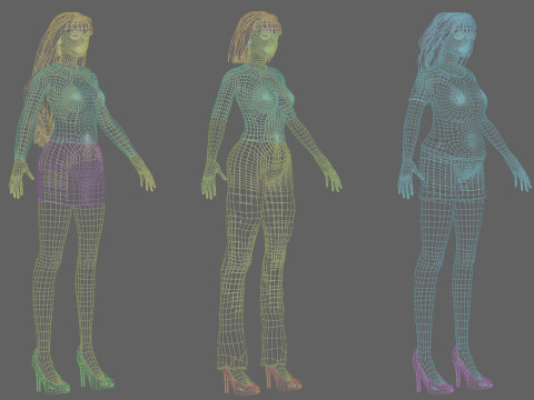 10 Women Collection Modelo 3D