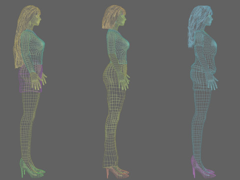 10 Women Collection Modelo 3D