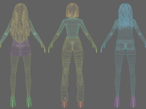 10 Women Collection Modelo 3D
