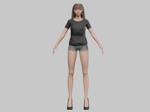 Basic pretty woman V28822 Modelo 3D