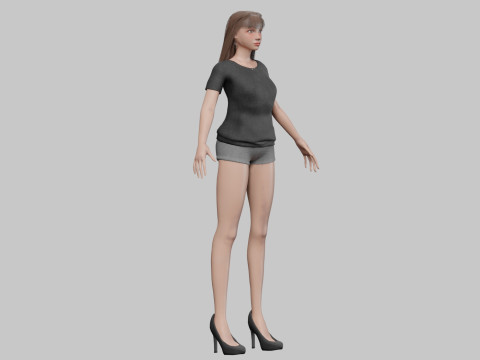 Basic pretty woman V28822 Modelo 3D