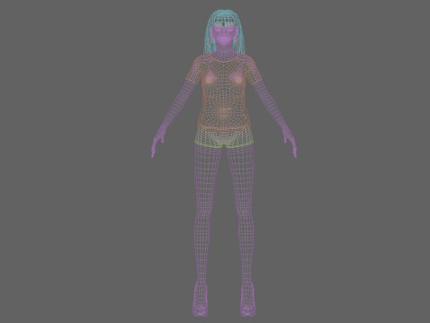 Basic pretty woman V28822 Modelo 3D