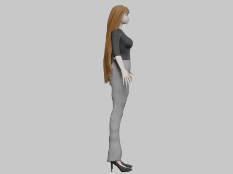 Beautiful sweet woman V33945 Modelo 3D