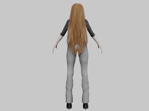 Beautiful sweet woman V33945 Modelo 3D