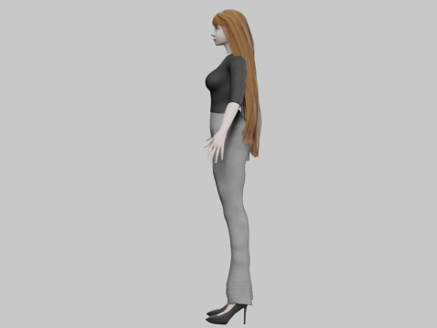 Beautiful sweet woman V33945 Modelo 3D