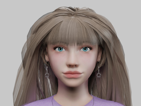 Cool pretty woman V31713 Modello 3D