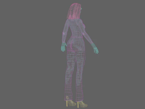 예쁜 미인 V28366 3D 모델