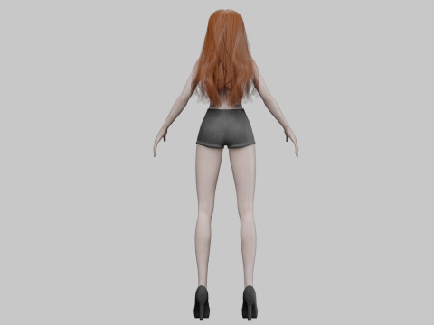 Pretty lovely woman V29343 Modelo 3D