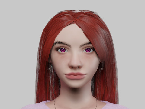Pretty standard woman V30346 Model 3D
