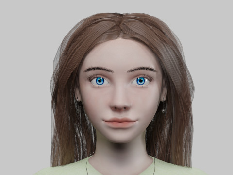 Standard pretty woman V30473 3D 模型