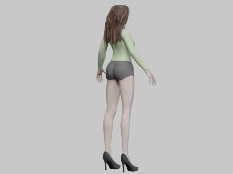 Standard pretty woman V30473 3D Model