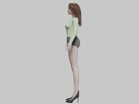 Standard pretty woman V30473 3D Model