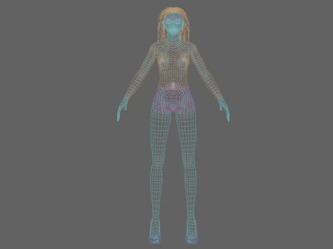 Standard pretty woman V30473 3D Model