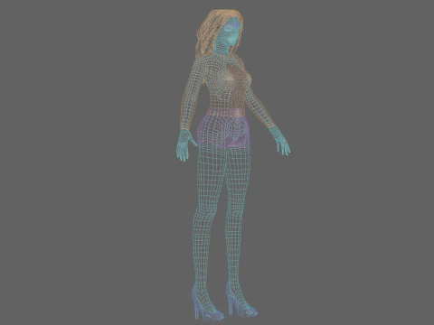 Standard pretty woman V30473 3D Model