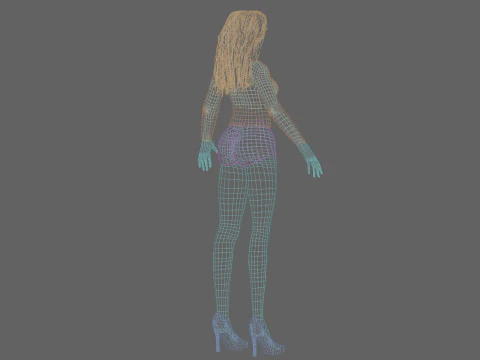 Standard pretty woman V30473 3D Model