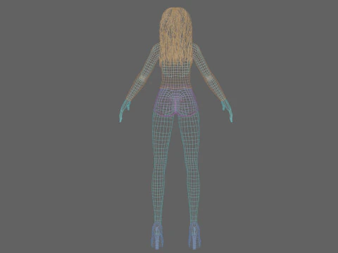 Standard pretty woman V30473 3D Model