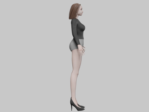 Standard sweet woman V27939 3D Модель
