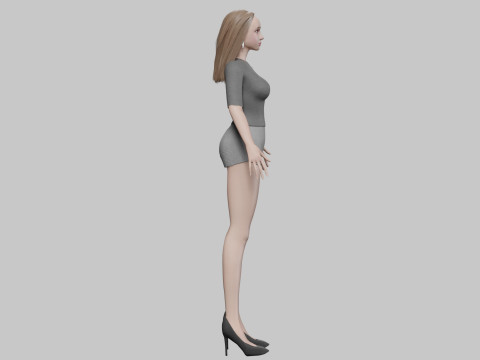 Sweet cute woman V29285 Modelo 3D