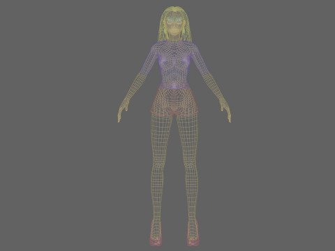 Sweet cute woman V29285 Modelo 3D