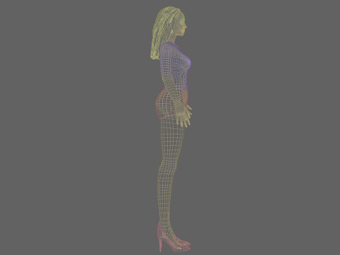 Sweet cute woman V29285 Modelo 3D