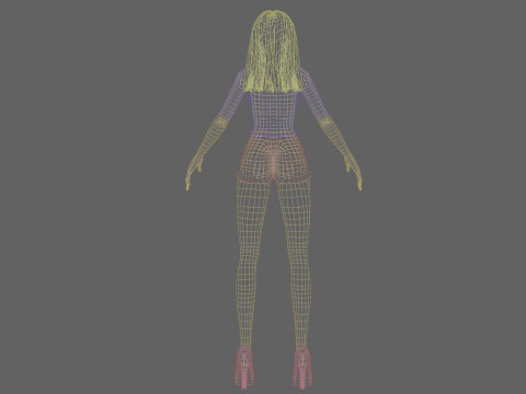 Sweet cute woman V29285 Modelo 3D