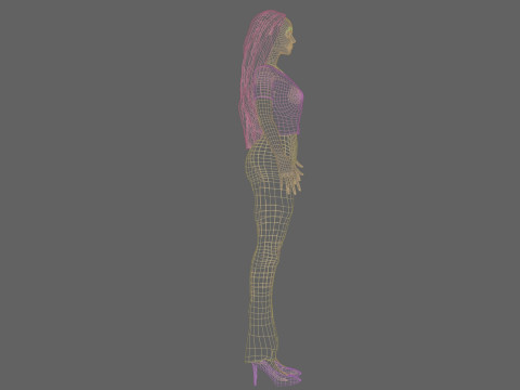 Sweet pretty woman V30393 Modello 3D