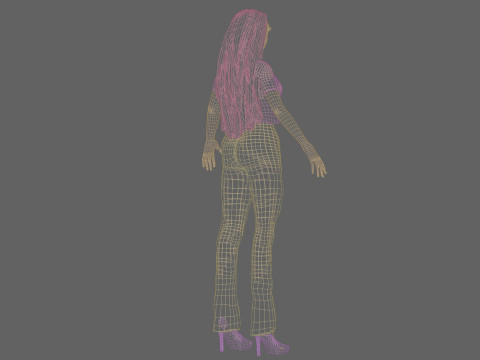 Sweet pretty woman V30393 Modello 3D