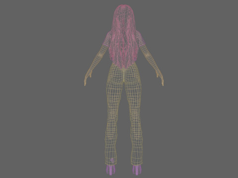 Sweet pretty woman V30393 Modello 3D