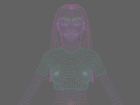 10 Women Collection 3D Model