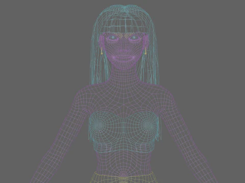 10 Women Collection 3D Model