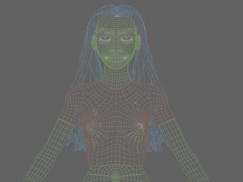 5 Women Collection 3D Модель