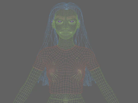 5 Women Collection 3D Model