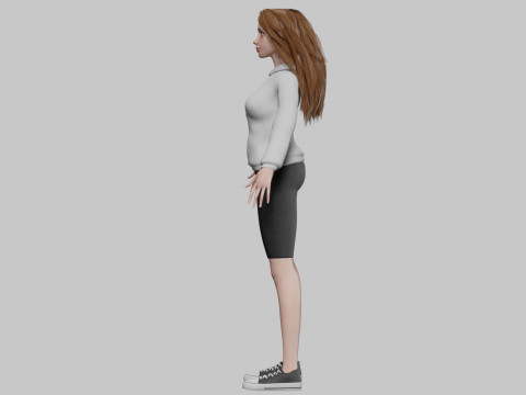 Classic pretty woman V36932 3D-Modell