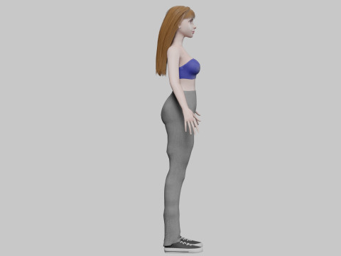Pretty standard woman V28427 3D 모델
