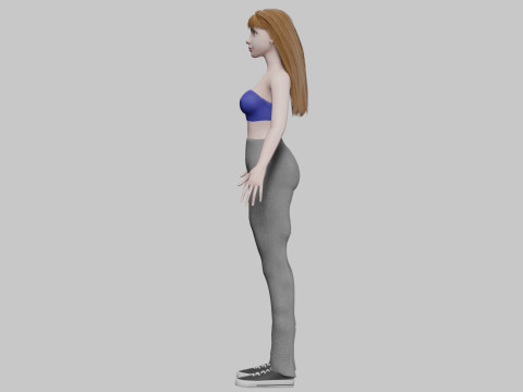 Pretty standard woman V28427 3D 모델